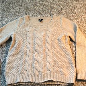 H&M multi knit sweater large looks great as OS